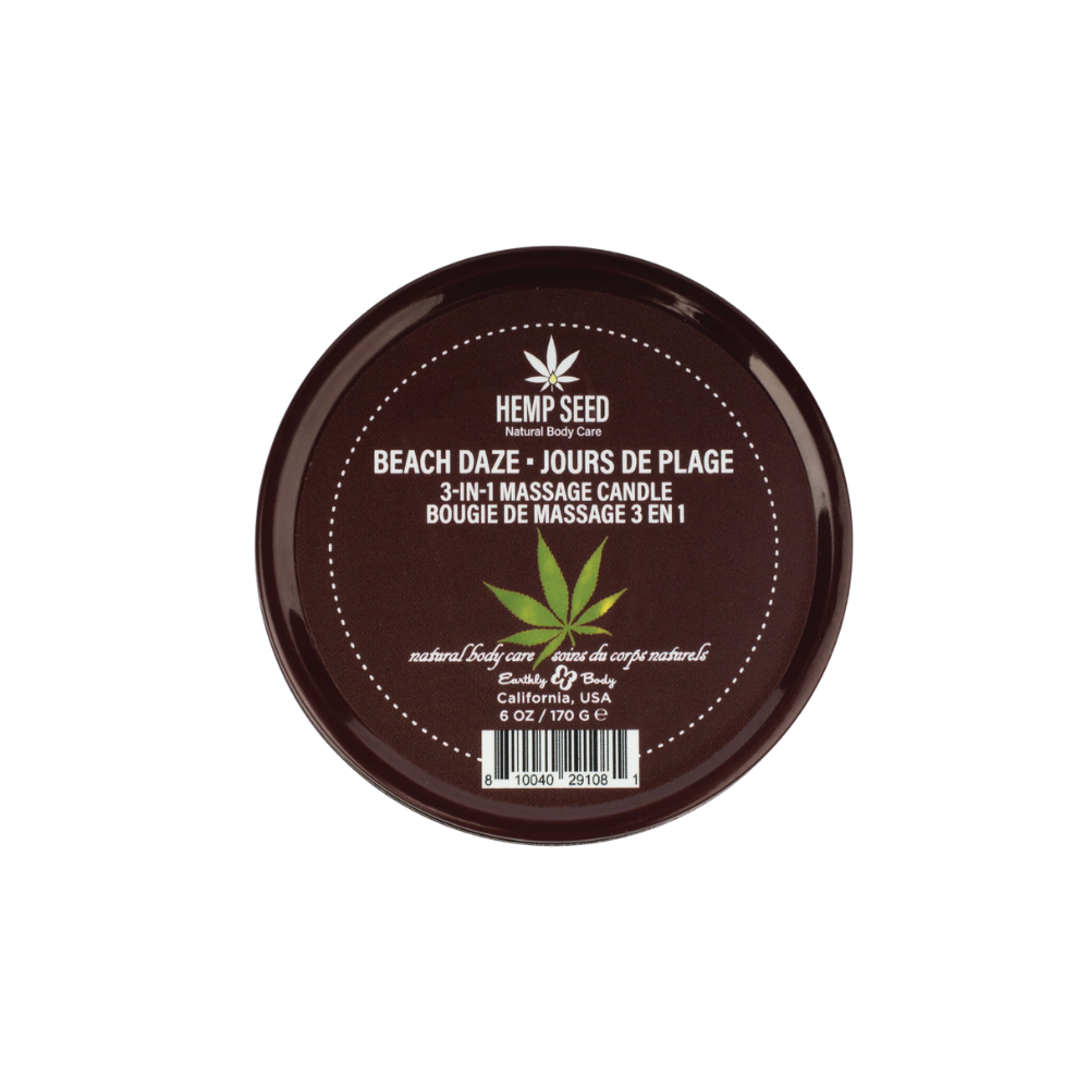 Hemp Seed Massage Candle