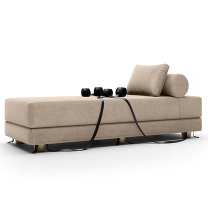 Black Label Divan Daybed with Cuffs