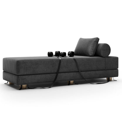 Black Label Divan Daybed with Cuffs