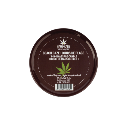Hemp Seed Massage Candle