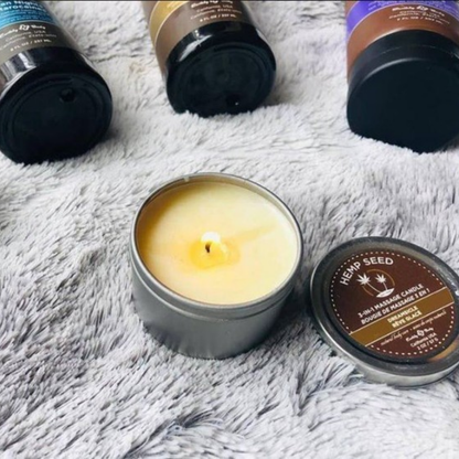 Hemp Seed Massage Candle