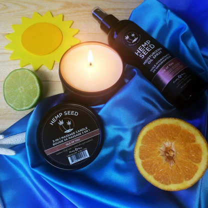 Hemp Seed Massage Candle