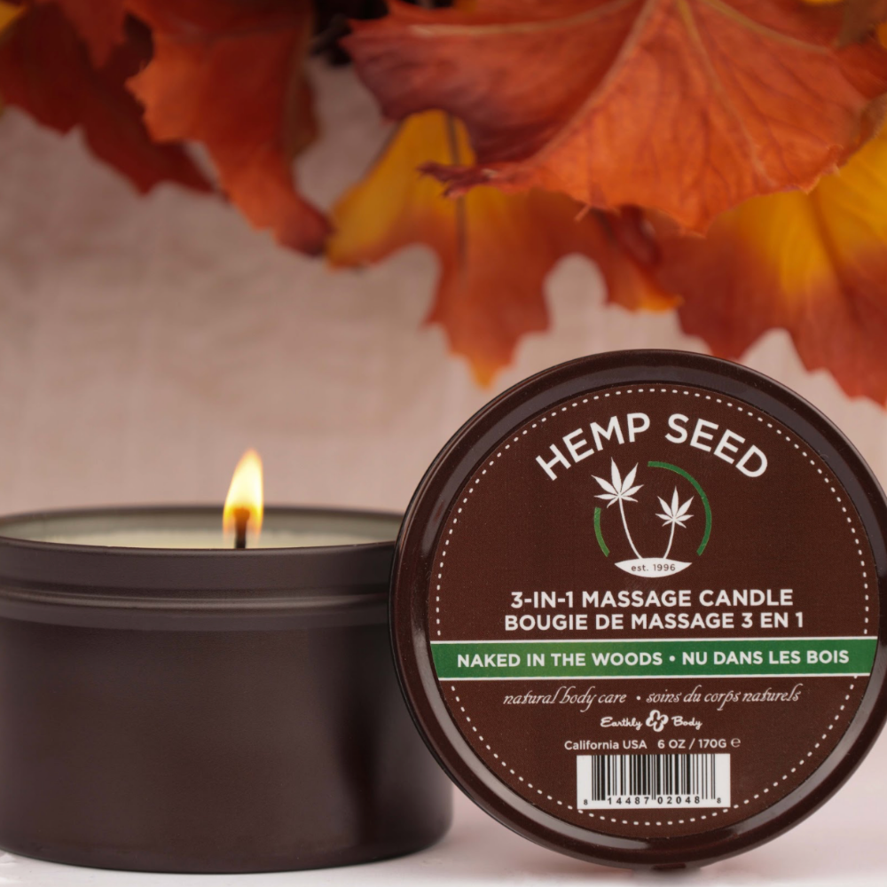 Hemp Seed Massage Candle