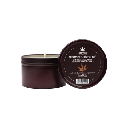 Hemp Seed Massage Candle