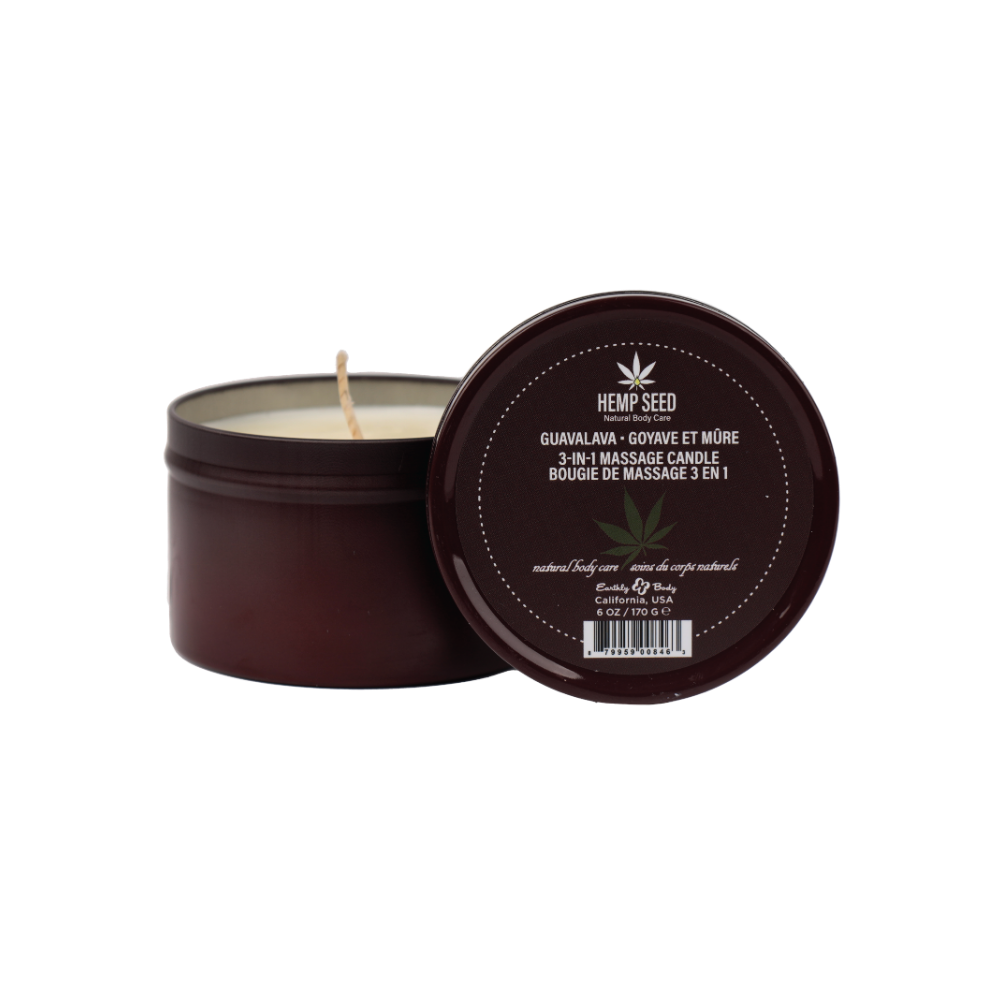Hemp Seed Massage Candle