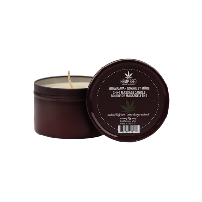 Hemp Seed Massage Candle