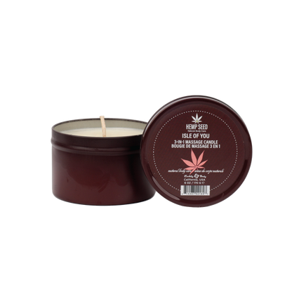 Hemp Seed Massage Candle