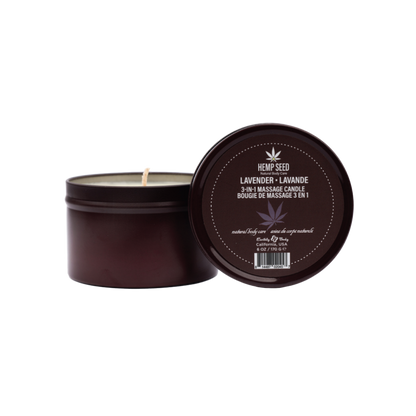 Hemp Seed Massage Candle