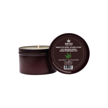 Hemp Seed Massage Candle
