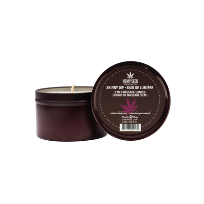 Hemp Seed Massage Candle