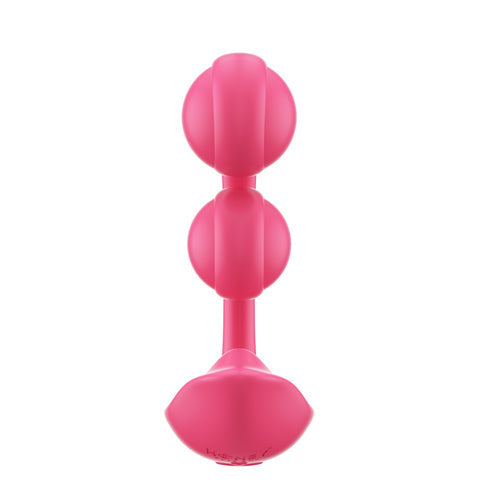 Melody Pressure Sensing App-Controlled Twin Balls Clit& G-spot Vibrator, Toys   – shown in product photo,  